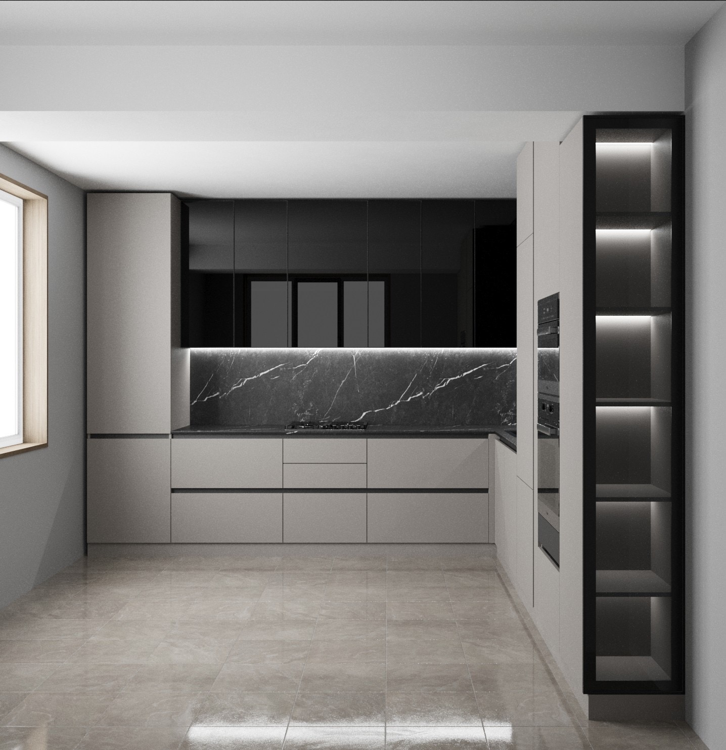 mobila in bucatarie la comanda de la frank de lux