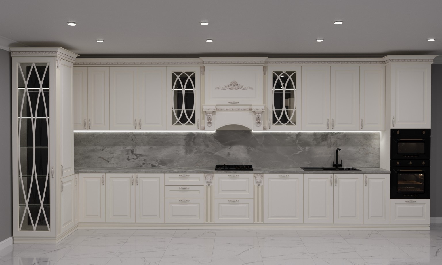 mobila in bucatarie la comanda de la frank de lux