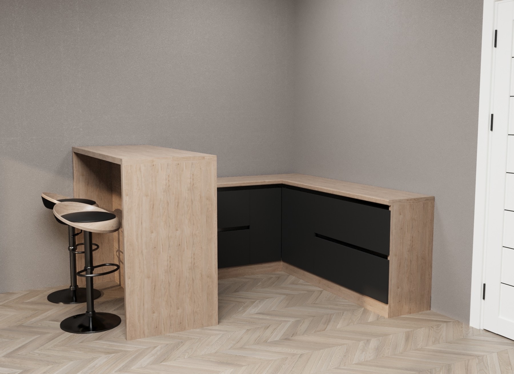 proiect mobila in oficiu la comanda de la frank de lux